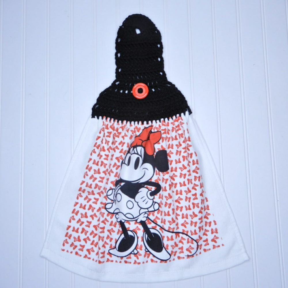 Minnie Crochet Top Towel